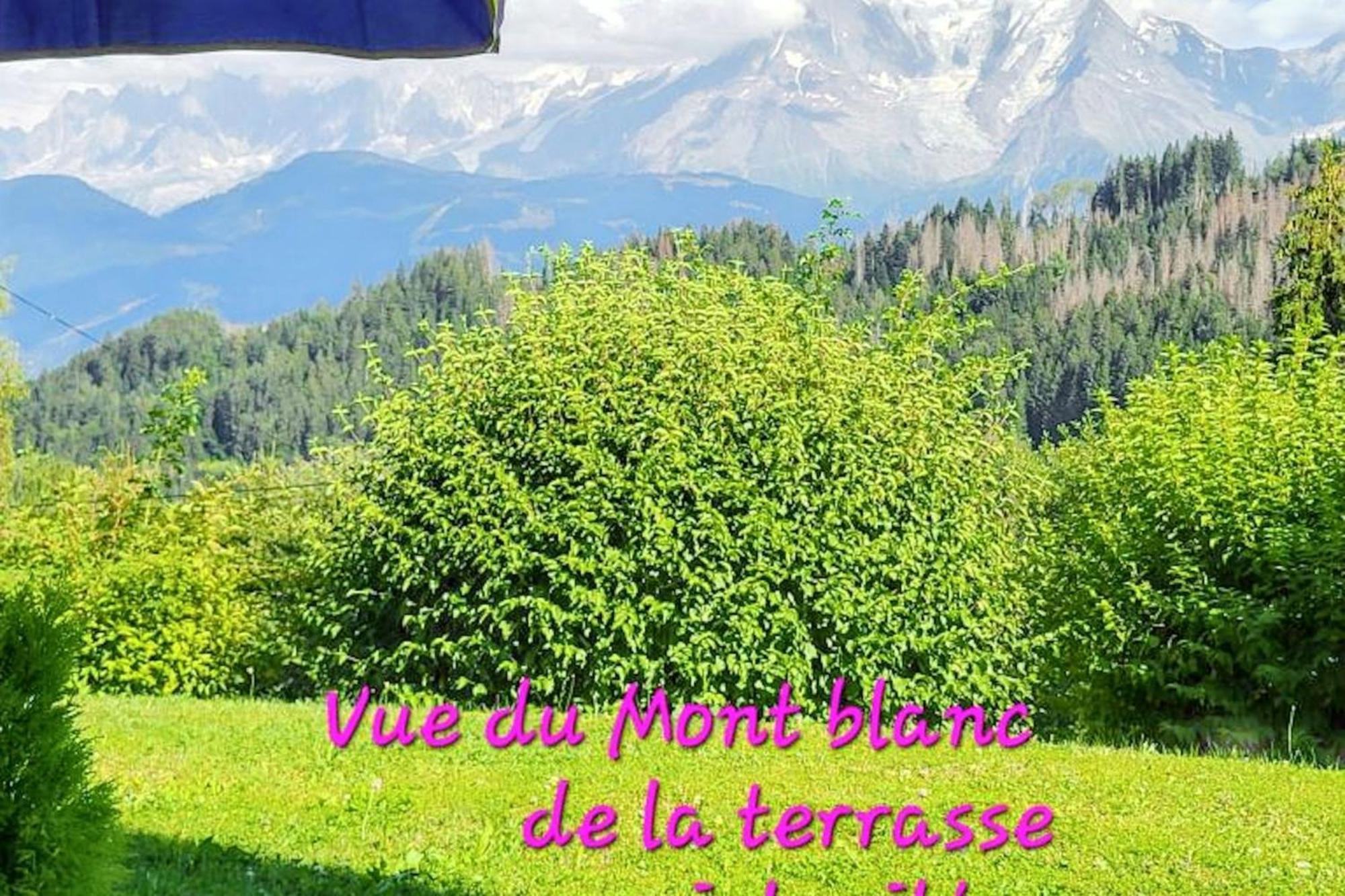 Studio Accueillant A Cordon Vue Mont Blanc 22 M² Parking Inclus 외부 사진
